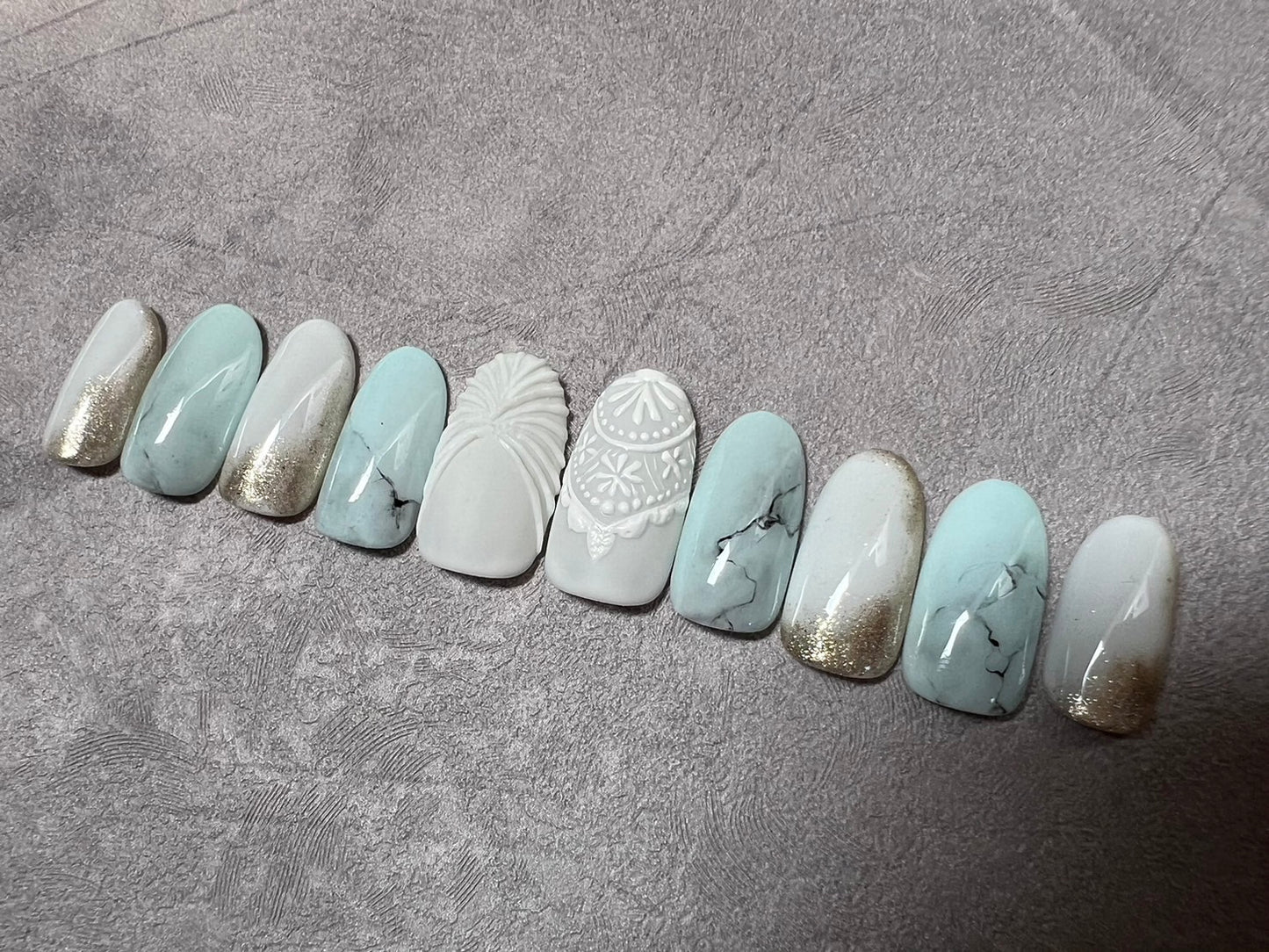 マルチスタイル ネイルセット 10個入り