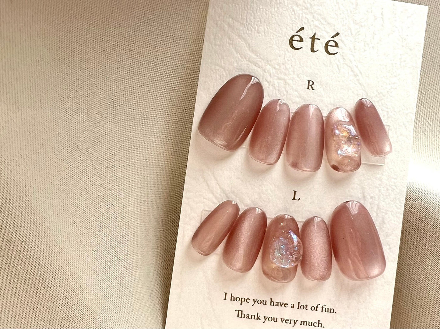 爪にピッタリあったサイズデザインオーダー